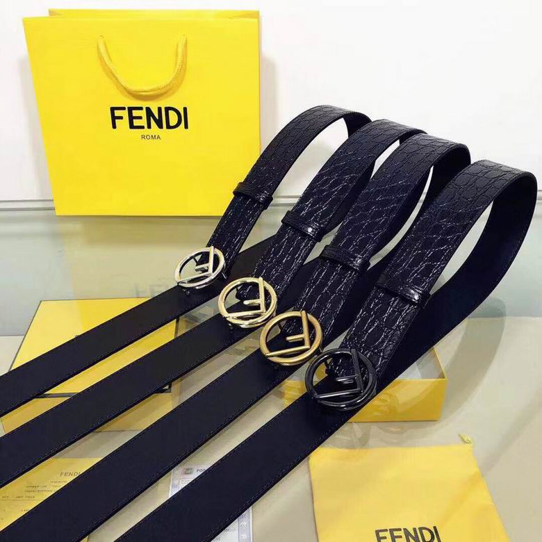 Fendi Belt 38mmX95-125cm 7D51